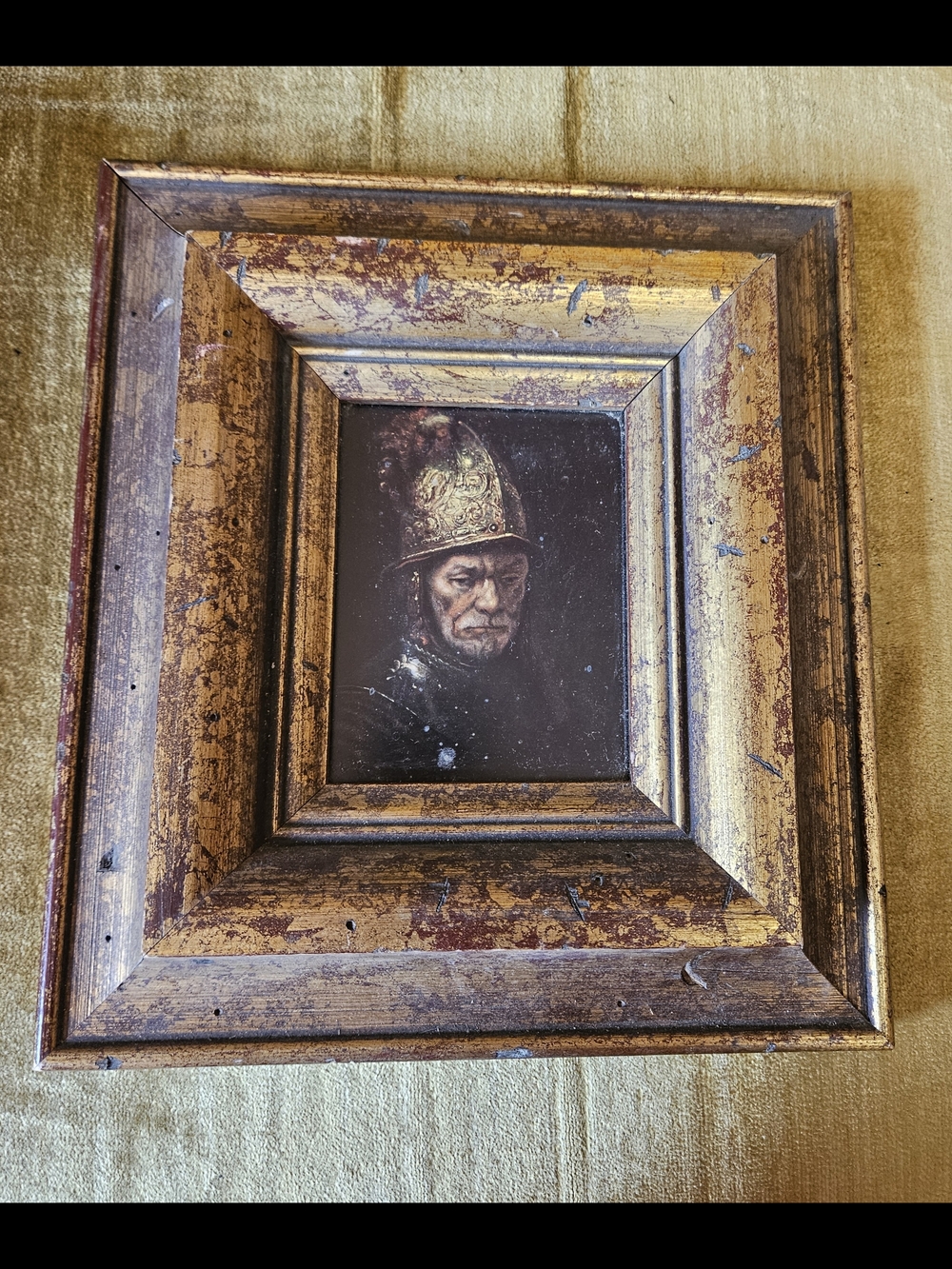 The Man with the Golden Helmet, Framed Print